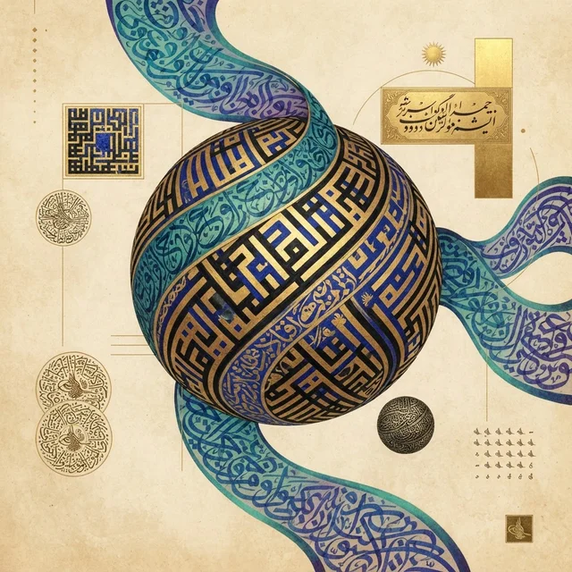 Islamic Calligraphic: an illustrated celestial study of the style